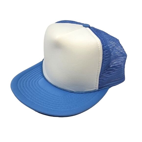 Light Blue Trucker Snapback Hat - Picture 1 of 3